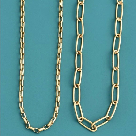 ✨Double Chain Gold Necklace (Boutique) - Picture 4 of 6